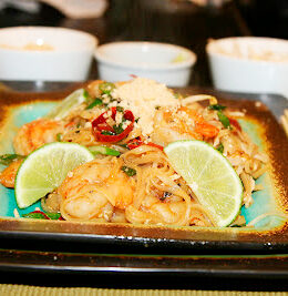 Pad Thai de Camarones