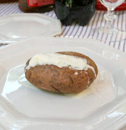 Papas al Horno con Crema Ácida