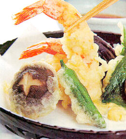 Tempura de Vegetales y Camarones