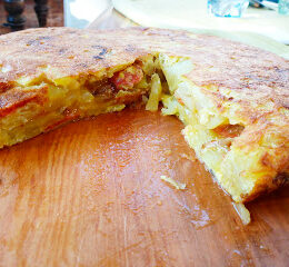 Tortilla de Papas con Longaniza estilo Española