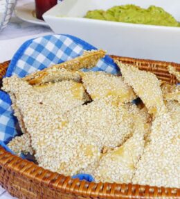 Tortillas Pancho Villa con Sésamo al horno