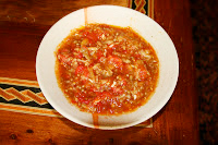 Baba Ghanoush con Tomates asados o Mafusa