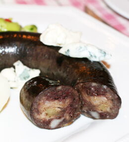 Boudin Noir aux Pommes et Oignons (Boudin Noir con Manzanas y Cebolla)