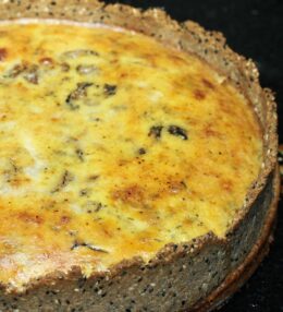 Quiche 4 Hongos Low Carb