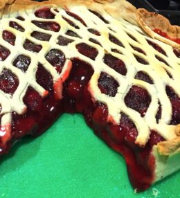 Tarta de cerezas o Cherry Pie Americano en 30 minutos (Súper fácil)