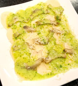 Carpaccio Locos Alcachofa