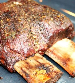 Costilla Ventana o Asado Tira Entero estilo “Salt Bae”